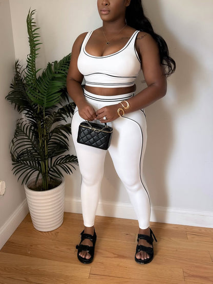 Contour Fit Activewear Leggings Set