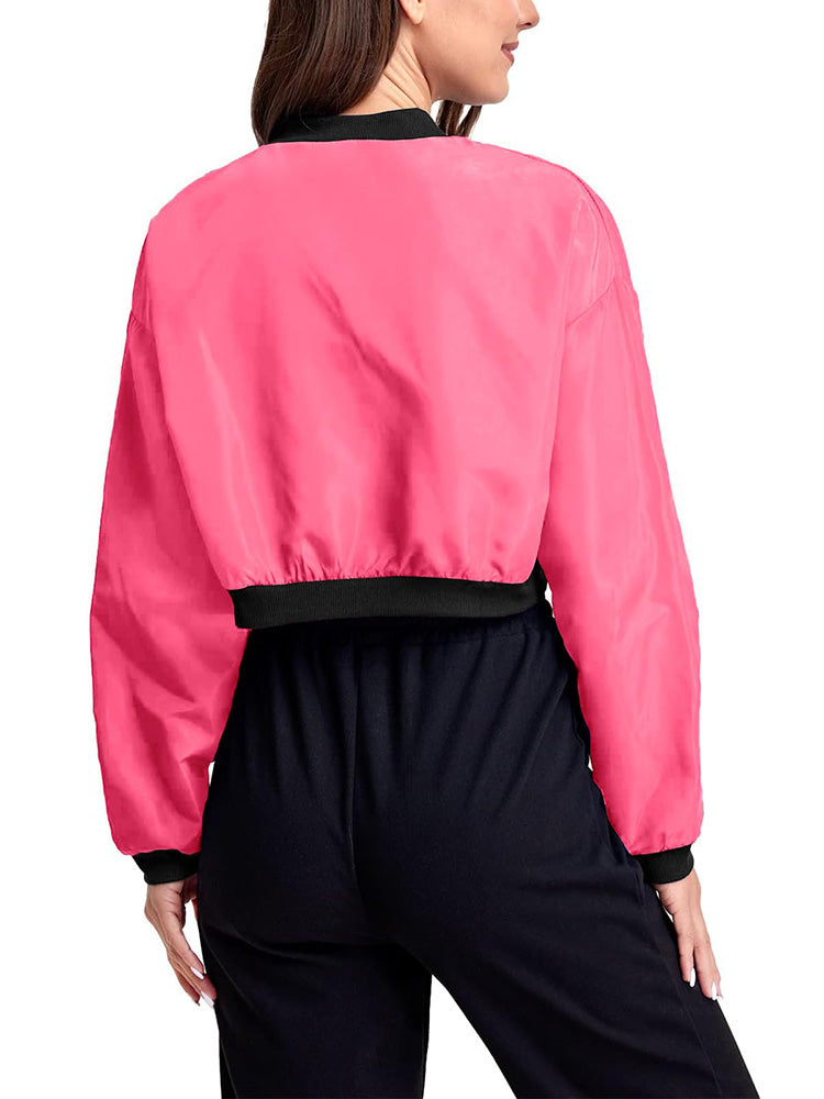 Zip Up Crop Jacket