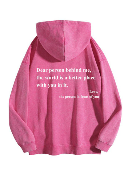 You're enough Vintage-Wash Hoodie