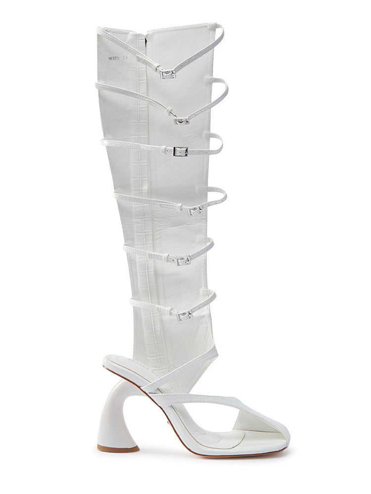 Open Toe Buckle Strap Gladiator Sandals