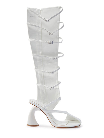 Open Toe Buckle Strap Gladiator Sandals