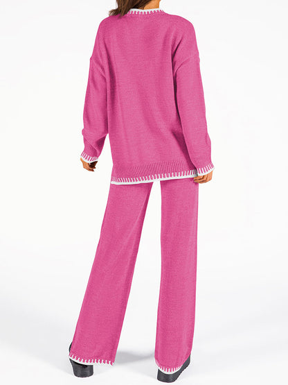 Crew Neck Knit Loungewear