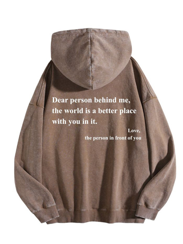 You're enough Vintage-Wash Hoodie