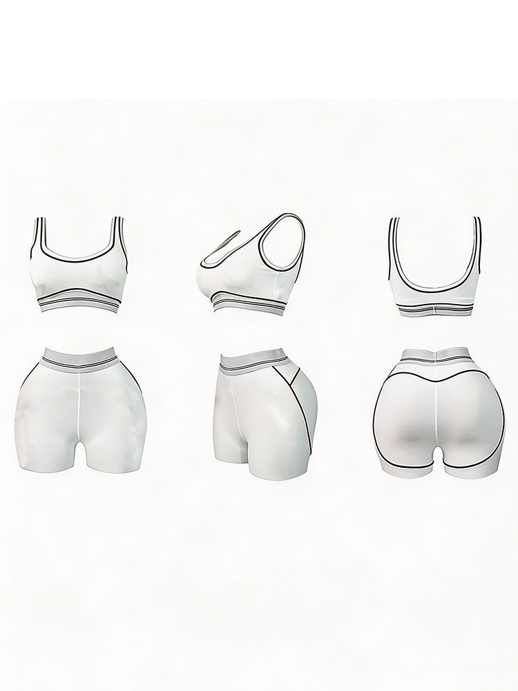 Contour Fit Activewear Leggings Set