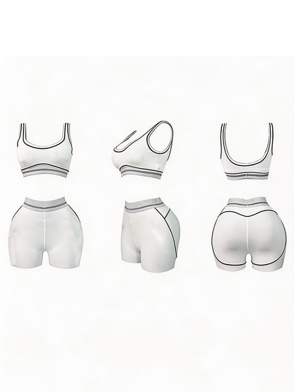 Contour Fit Activewear Leggings Set