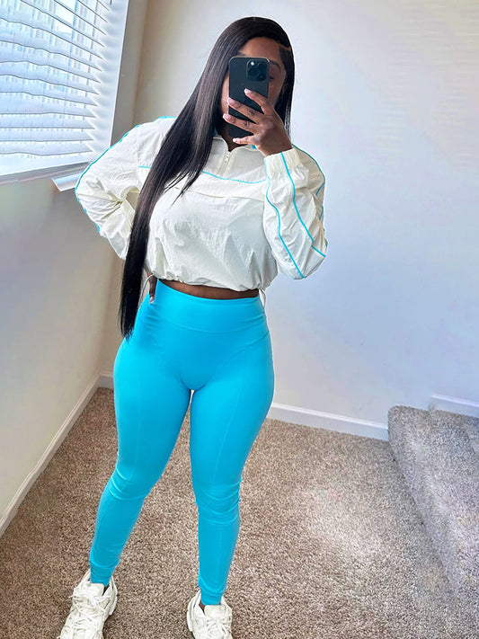 Ensemble de survêtement veste et leggings de sport