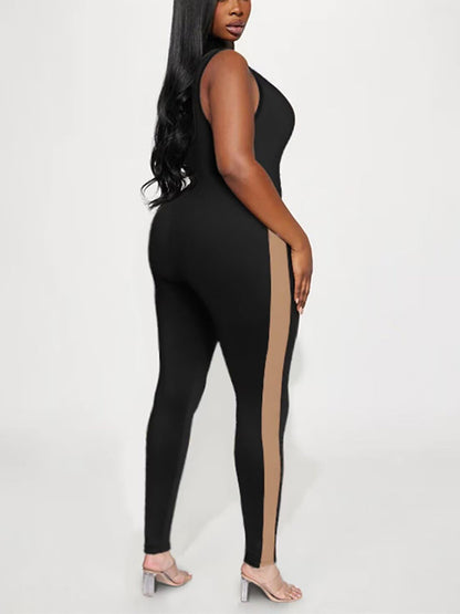 Spaghetti Strap Bodycon Jumpsuit - ECHOINE