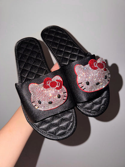 Bedroom Cute Rhinestone Slides