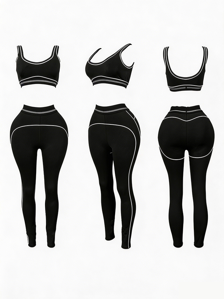 Contour Fit Activewear Leggings Set