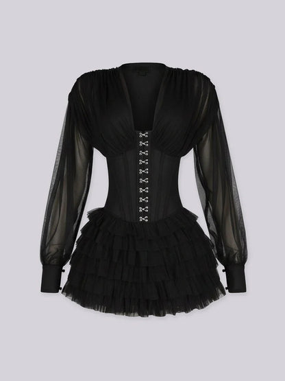 Corset Tulle Romper