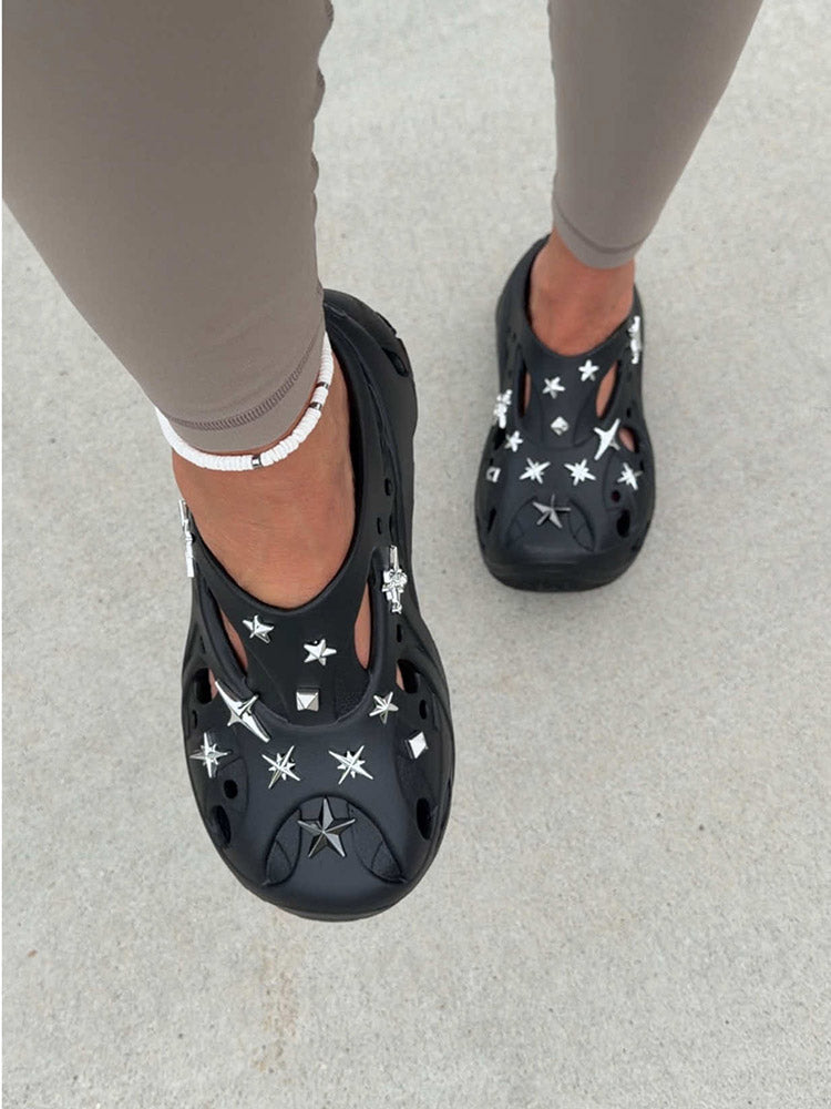 Bold Platform Caged Clogs