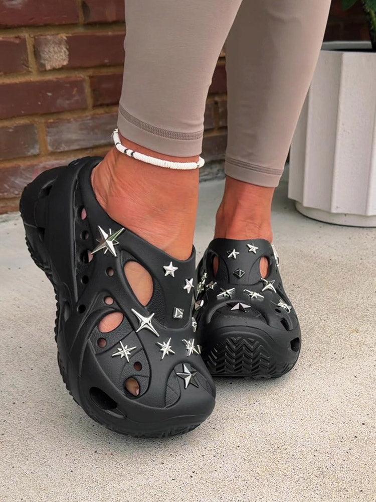 Bold Platform Caged Clogs