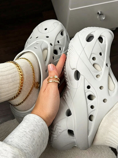 Bold Platform Caged Clogs