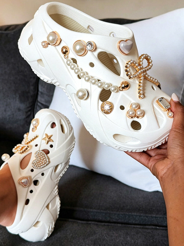 Bold Platform Caged Clogs