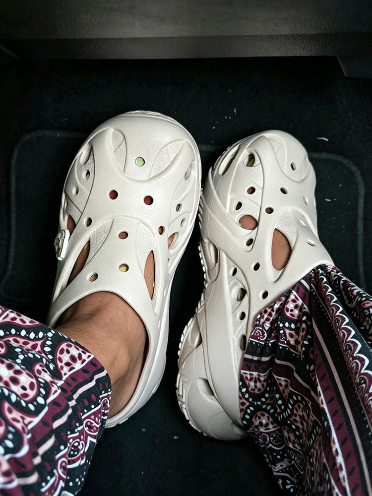 Bold Platform Caged Clogs