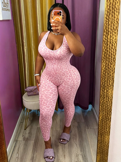 Flattering Leopard Jumpsuit