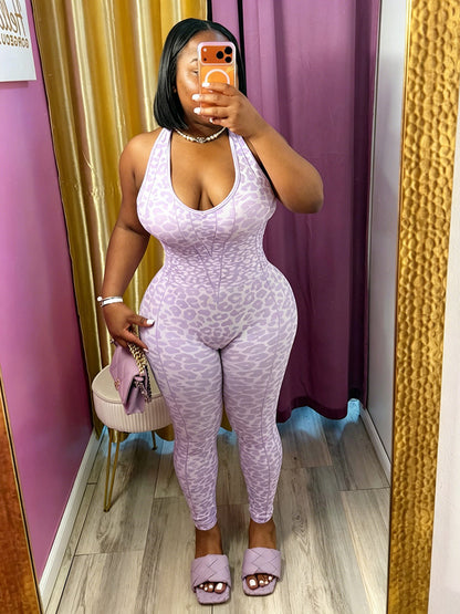 Flattering Leopard Jumpsuit
