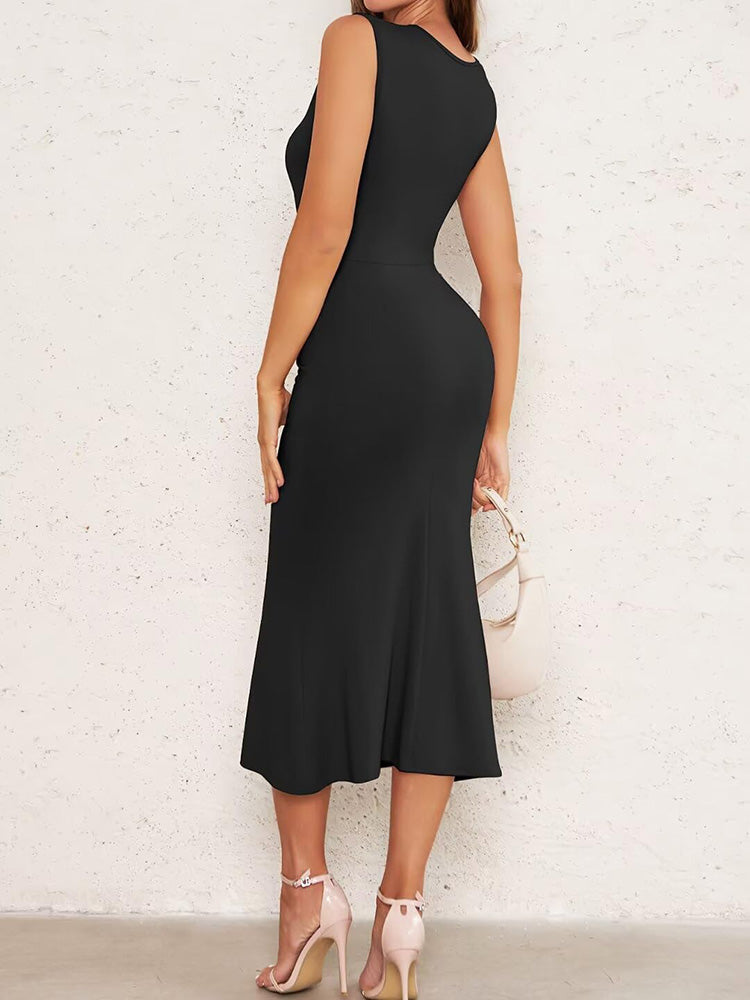 Elegant Tank Maxi Dress