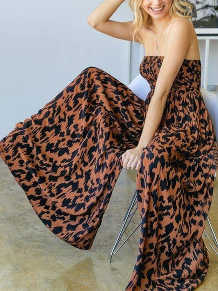 Tube Wide Leg Jumpsuit