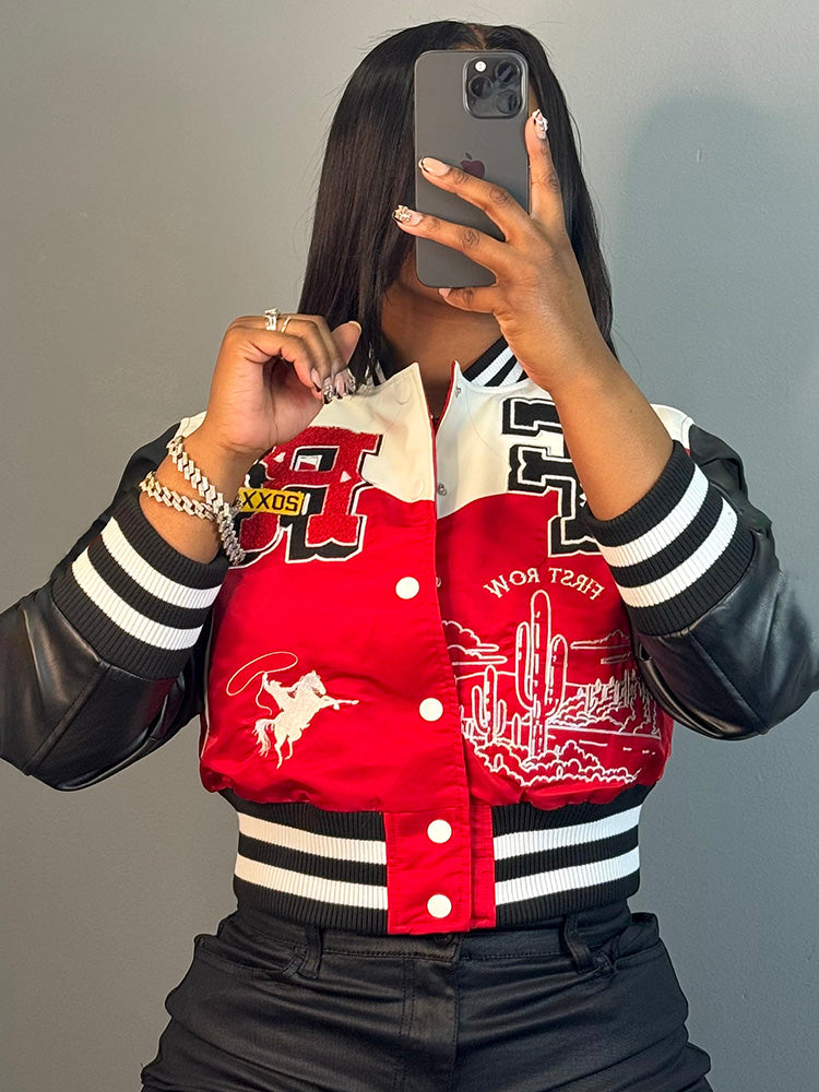 Get Lucky Varsity Jacket