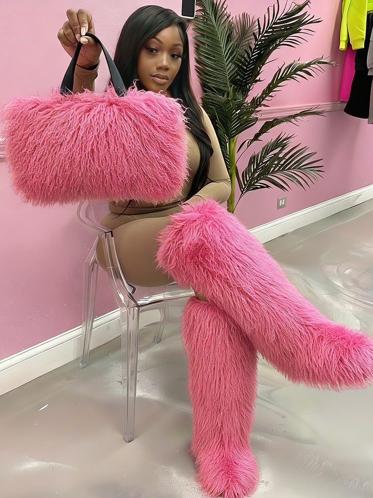 Fluffy Fur Tote