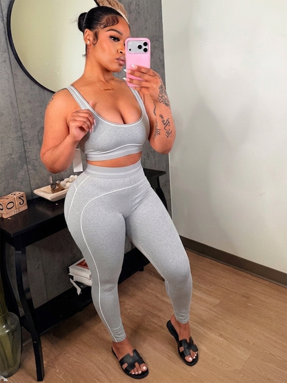 Contour Fit Activewear Leggings Set