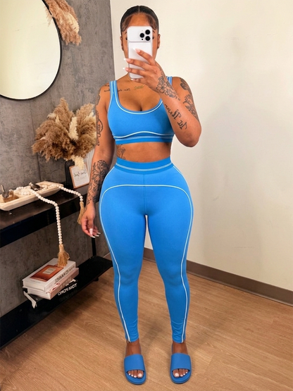 Contour Fit Activewear Leggings Set