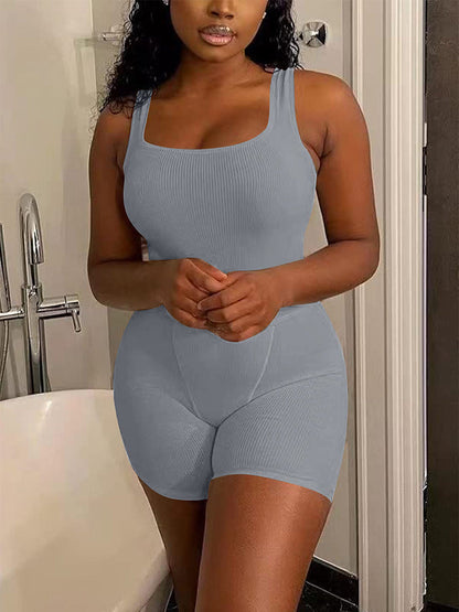 Ribbed Shorts Set