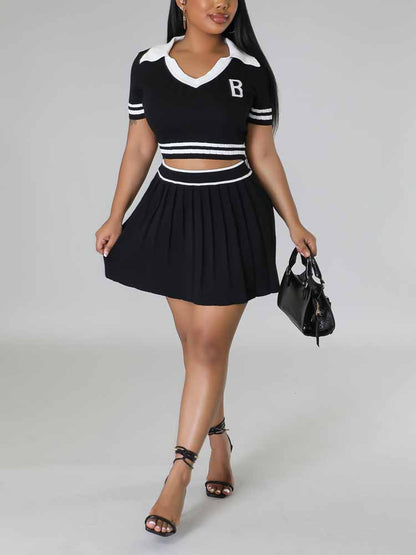 Ribbed Skirt Sets - ECHOINE