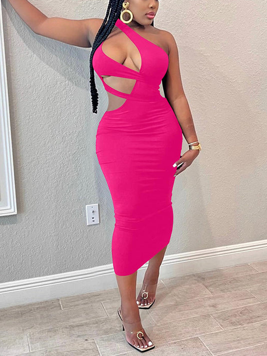 Cutout Bodycon Midi Dress