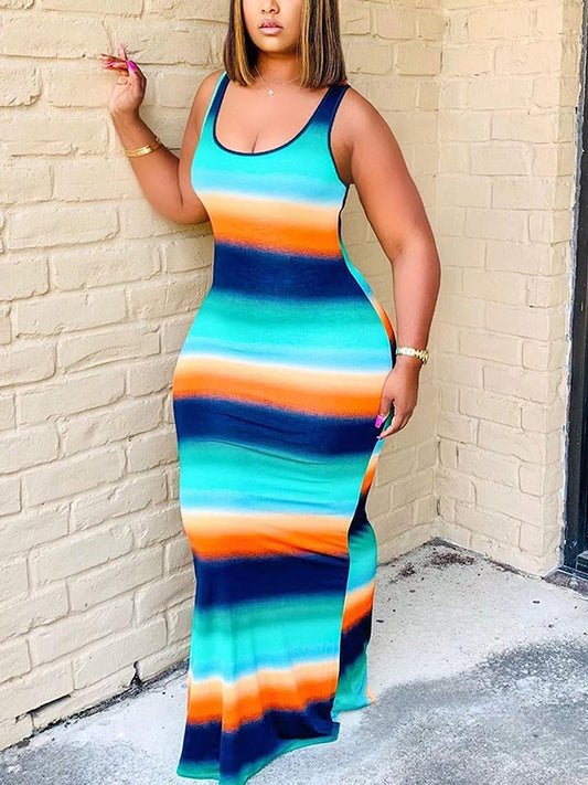 Tank Stripe Bodycon Sundress