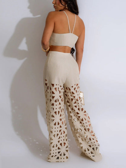 Twist Bralette & Cutout Pants Set