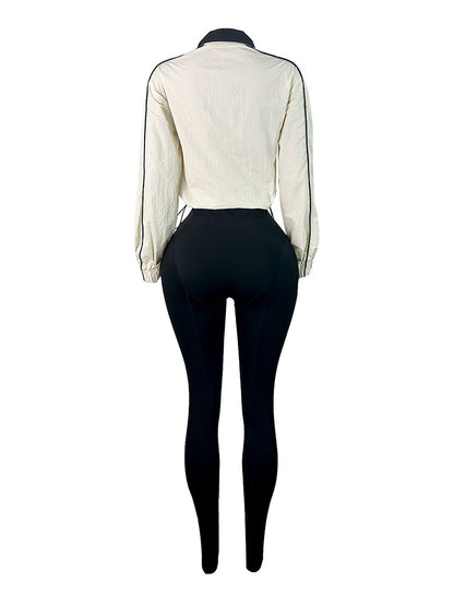 Athletic Jacket & Leggings Track Set