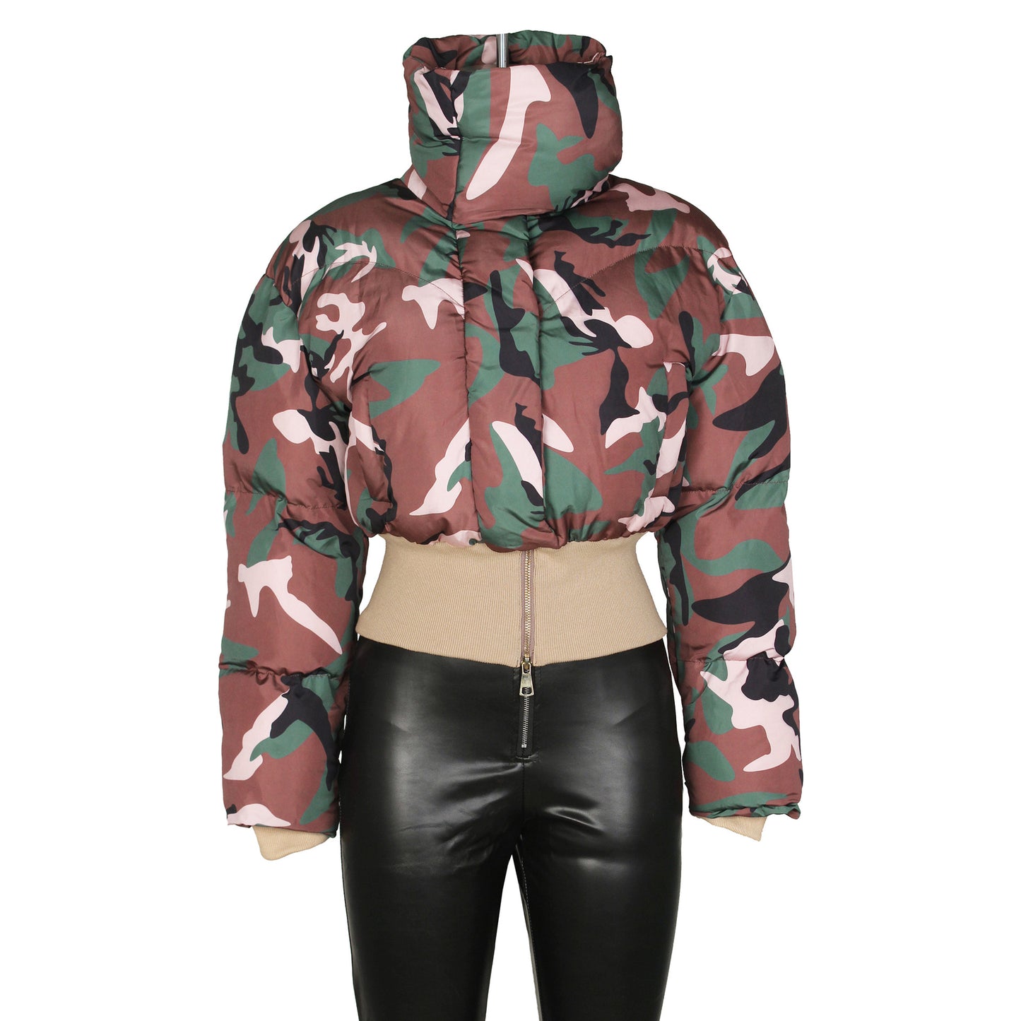 Camo Puffer Jacket