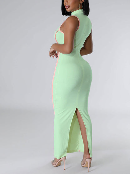 Contour Ribbed Maxi Dress