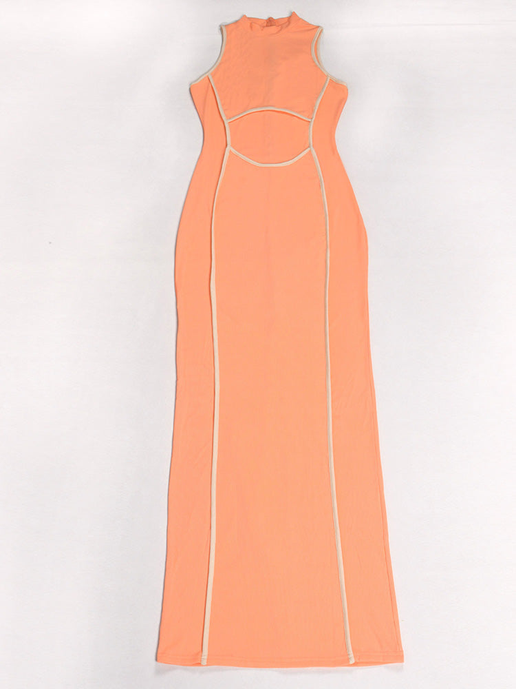 Contour Ribbed Maxi Dress