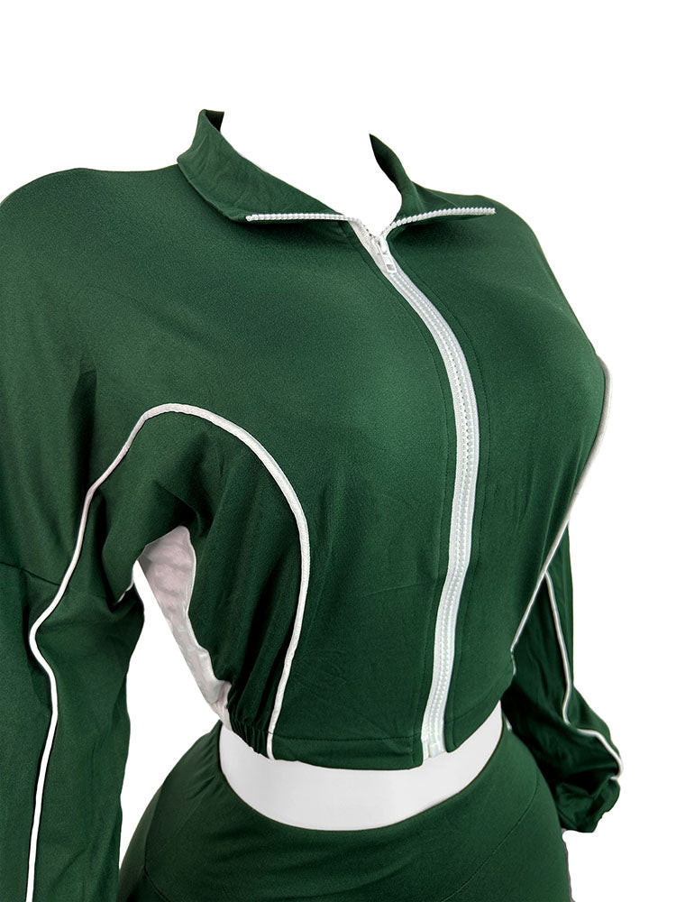 Ensemble veste vibrante et pantalon évasé