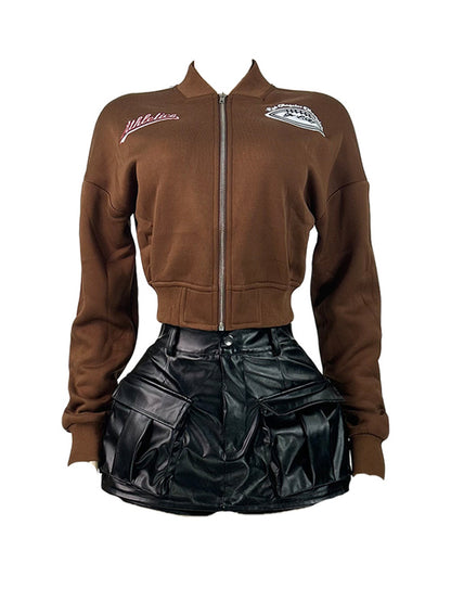 Embroidered Varsity Jacket