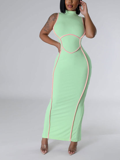 Contour Ribbed Maxi Dress