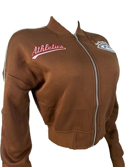 Embroidered Varsity Jacket