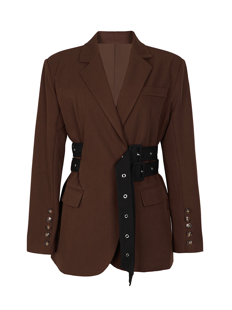 Belted Waist Blazer