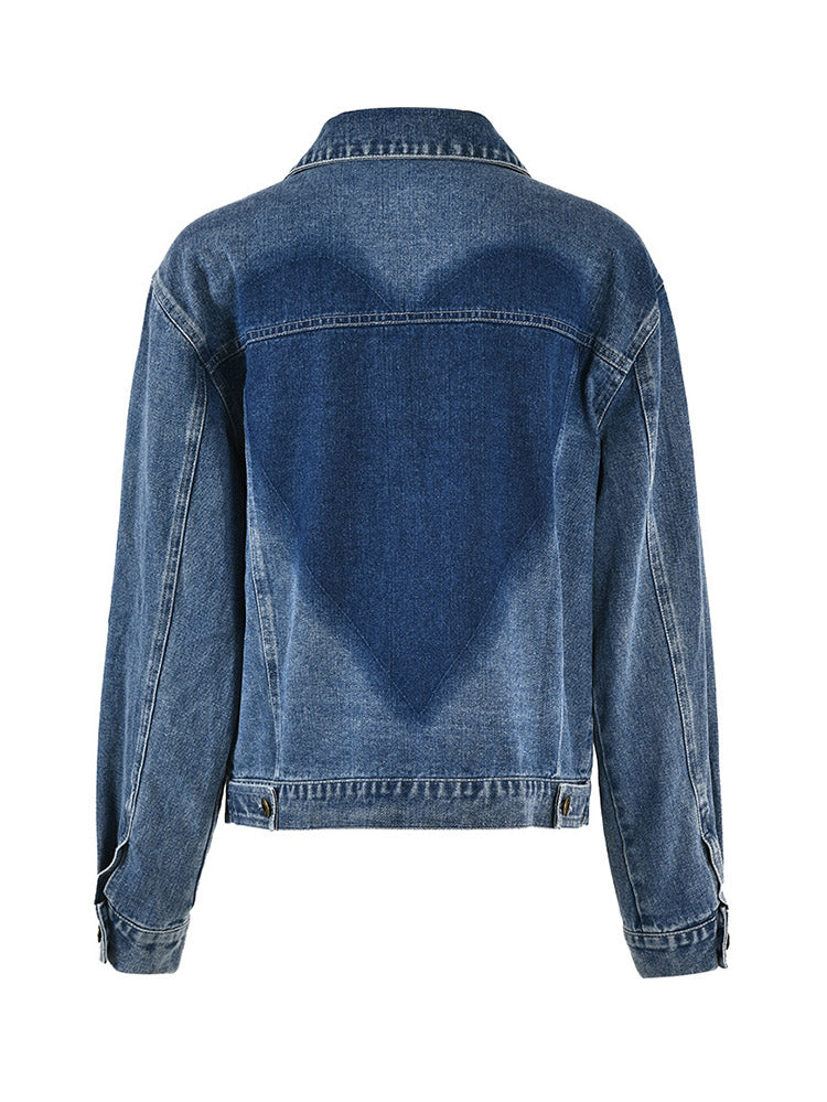 Twisted Denim Jacket - ECHOINE