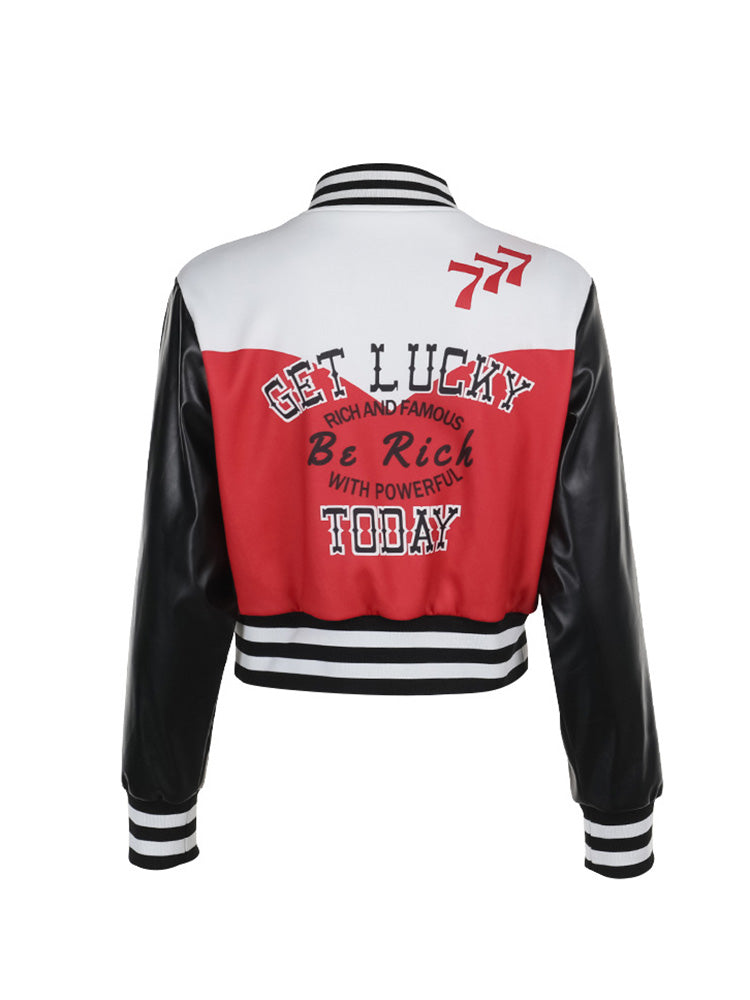 Get Lucky Varsity Jacket