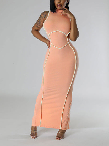 Contour Ribbed Maxi Dress