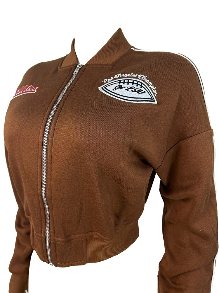 Embroidered Varsity Jacket