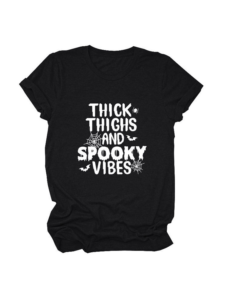 Halloween Spooky Vibes Tee - ECHOINE