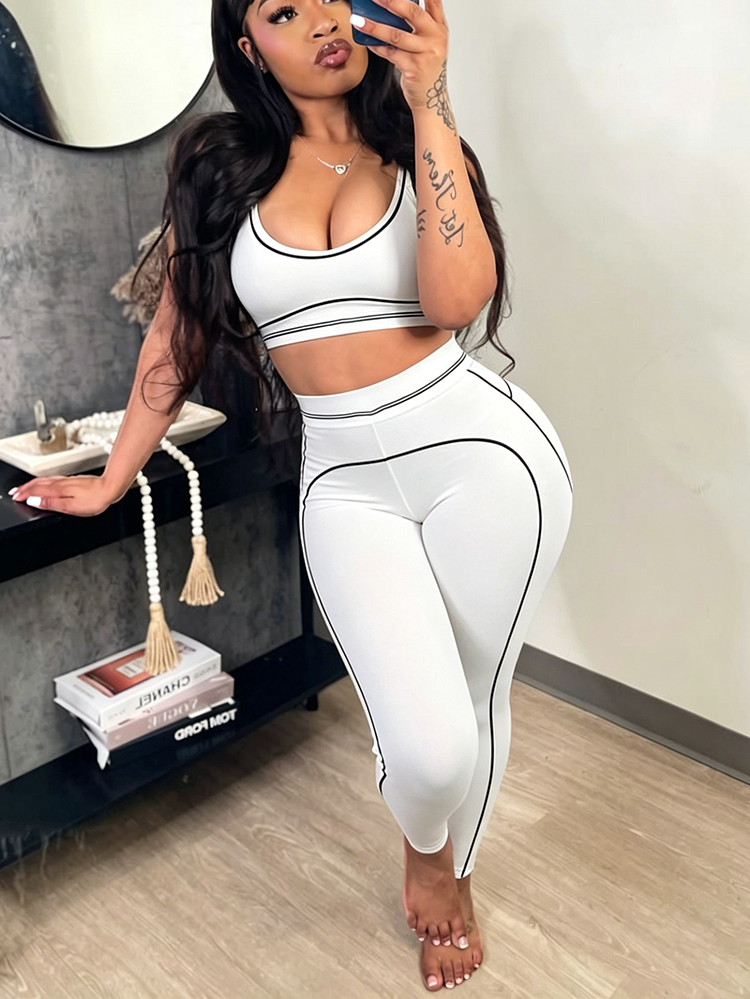 Contour Fit Activewear Leggings Set