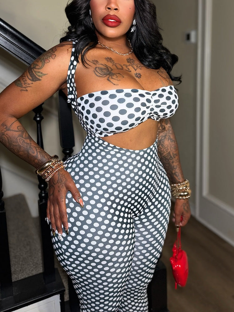 Polka Dot Set With Headband