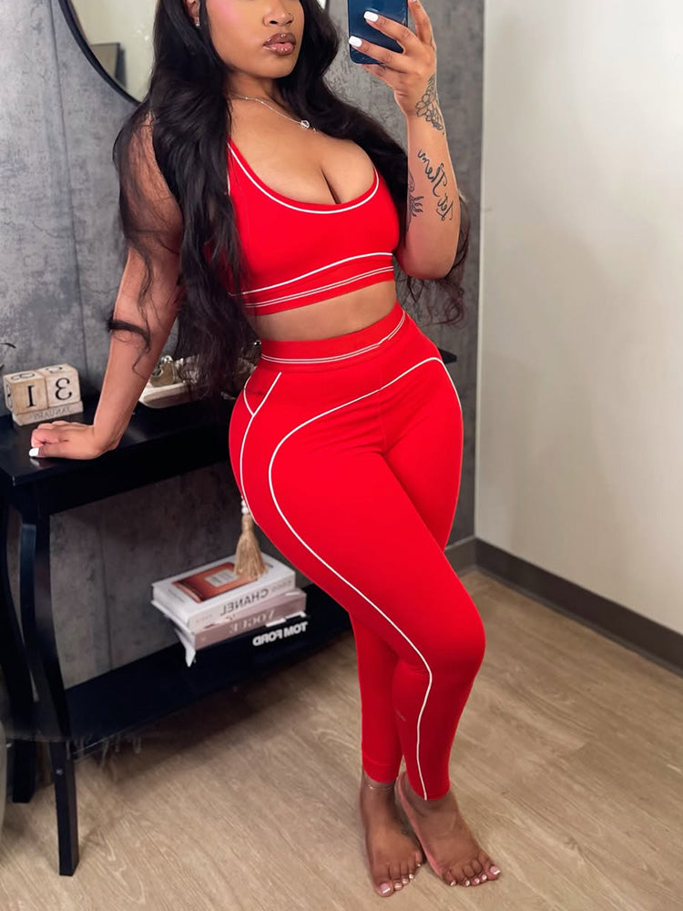 Contour Fit Activewear Leggings Set