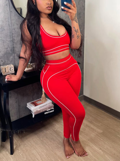 Contour Fit Activewear Leggings Set